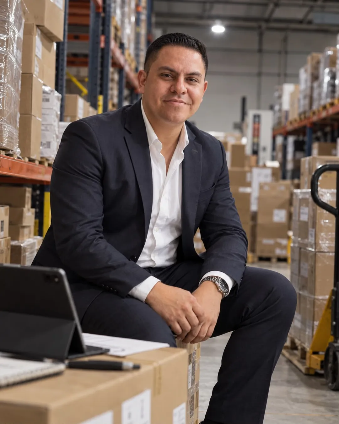 Iván Méndez en nuestra bodega