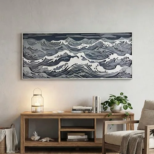 NARA OLA — Escultura de pared 3D olas